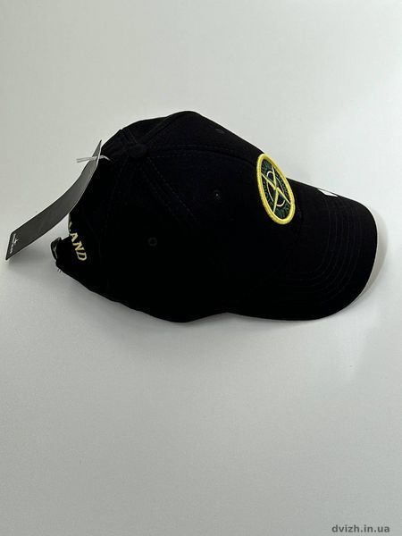 Мужская кепка stone island стоун айланд черная ST_S фото