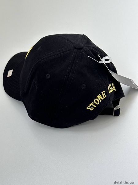 Мужская кепка stone island стоун айланд черная ST_S фото