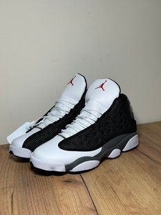 Чоловічі кросівки Jordan 13 white black джордан 13 блек J-100541 фото