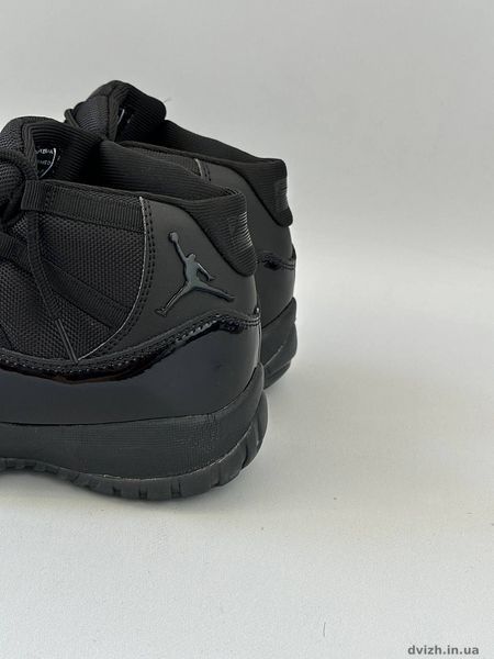 Кросівки чоловічі Air Jordan 11 Retro Black  J-1006640 фото