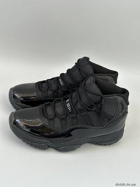 Кросівки чоловічі Air Jordan 11 Retro Black  J-1006640 фото