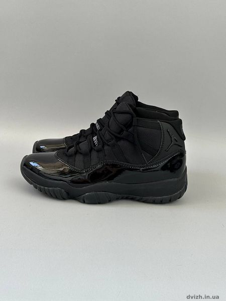 Кросівки чоловічі Air Jordan 11 Retro Black  J-1006640 фото